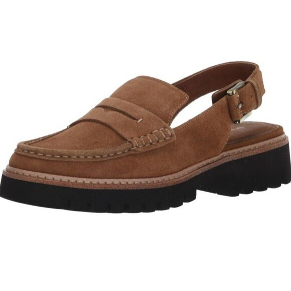 Donald J. Pliner  HALIE  Mules with Chunky Sole brown sz 7.5 NEW - Picture 1 of 7